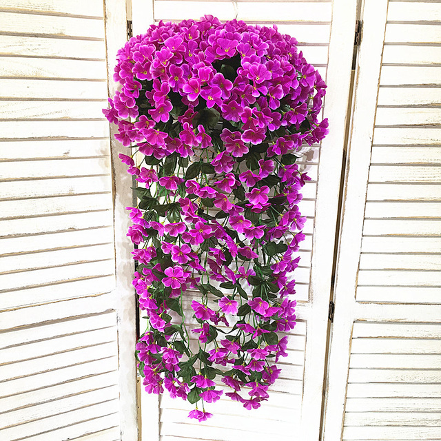 Arranjo Artificial de Flores de Violeta