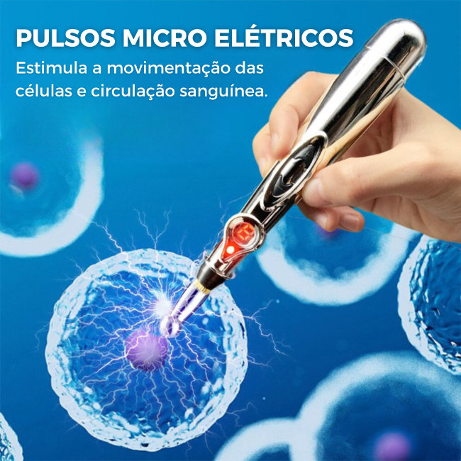 Caneta de Acupuntura Eletrônica e Massagem Corporal EasyPen