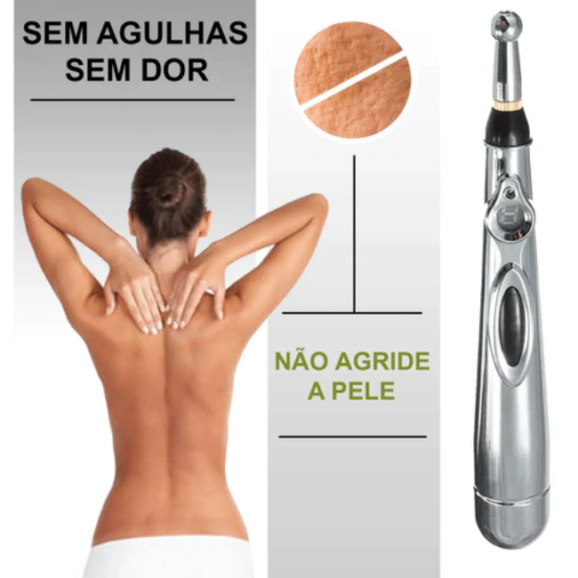 Caneta de Acupuntura Eletrônica e Massagem Corporal EasyPen