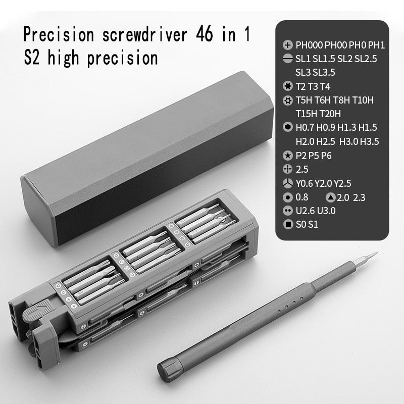 KitBox de Ferramentas 46x1 - Ponta Magnética